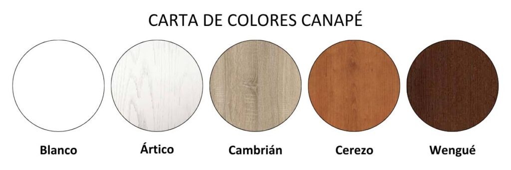 Carta de Colores Canapé