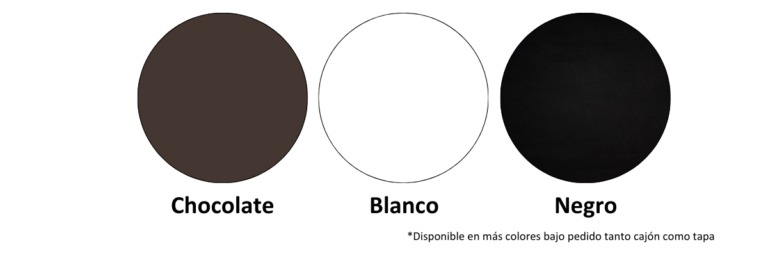 Colores disponibles